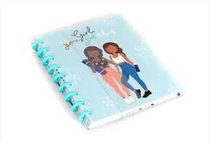 מחברת מחוברת לדיסק טבעת תיל ספירלית A5